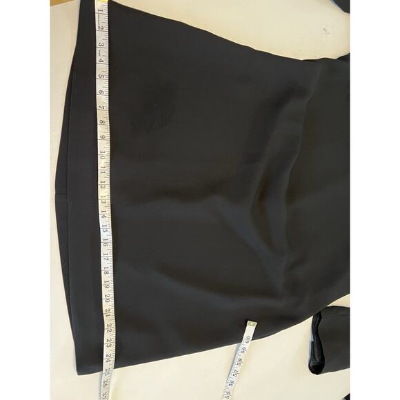 Talbots Black Shift Midi Dress Long Sleeves Cocktail Evening Size 16 Crepe 40”L - Picture 13 of 16